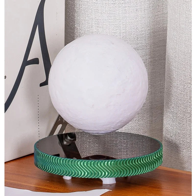 Magnetisk Svävande Lampa – Saturnus, Måne & Glödlampa