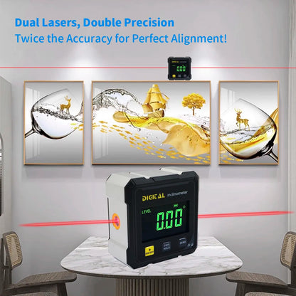 Digital Vinkelmätare med Inbyggd Laser