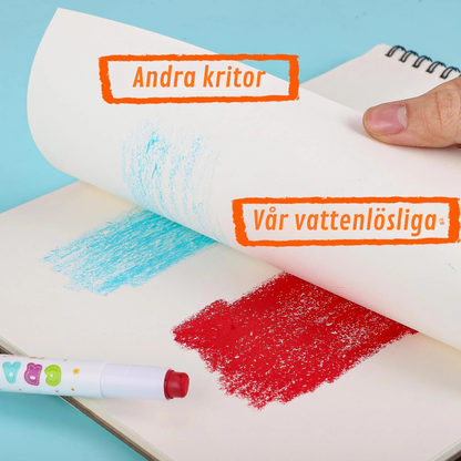 Tvättbara färgkritor