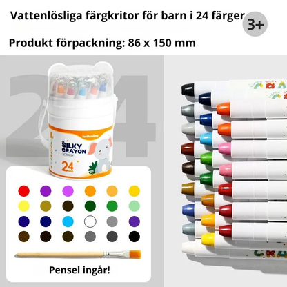 Tvättbara färgkritor
